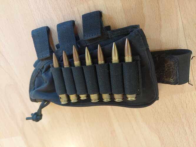 stock pouch black