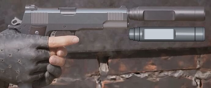 MGS3 Delta suppressor 135mm