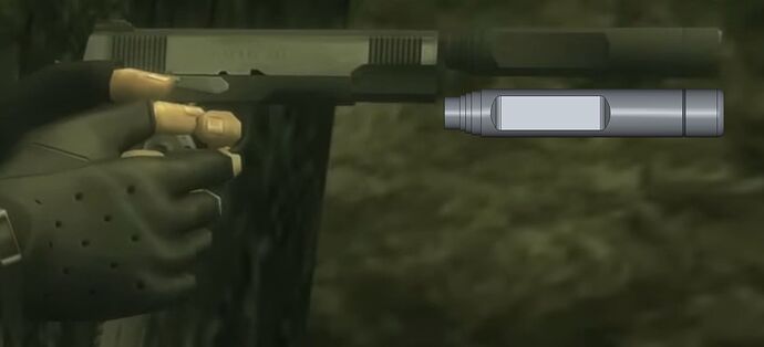 MGS3 Legacy 145mm suppressor